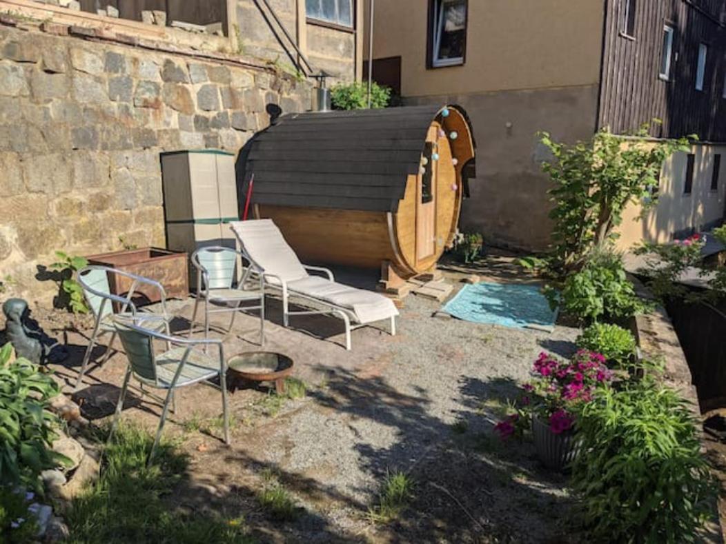 F1 - Urlaubsmagie - Helle Wohnung Mit Sauna & Pool & Whirlpool Sebnitz Eksteriør bilde