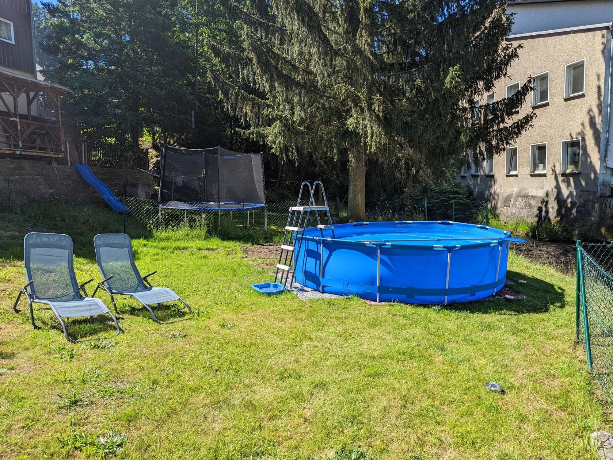F1 - Urlaubsmagie - Helle Wohnung Mit Sauna & Pool & Whirlpool Sebnitz Eksteriør bilde