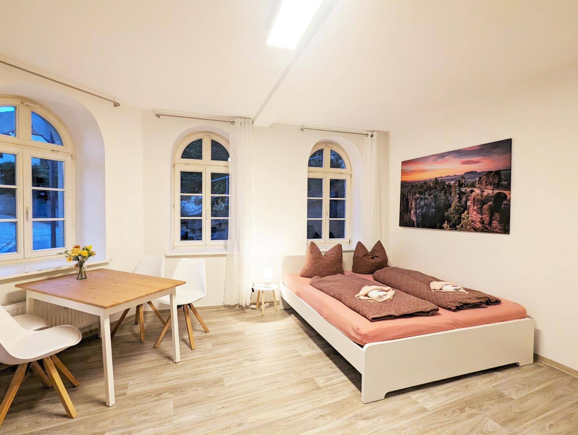F1 - Urlaubsmagie - Helle Wohnung Mit Sauna & Pool & Whirlpool Sebnitz Eksteriør bilde